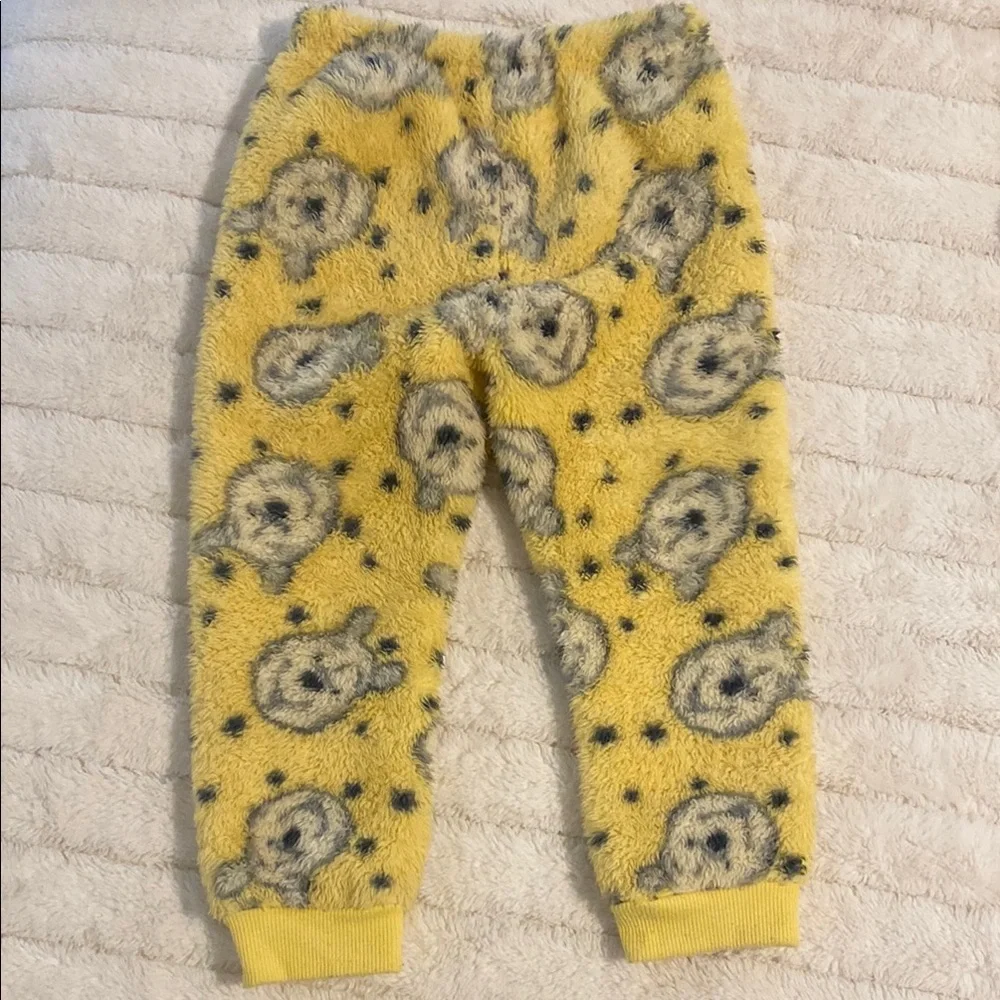 Disney Winnie The Pooh Yellow Fleece Pajama Set 4T